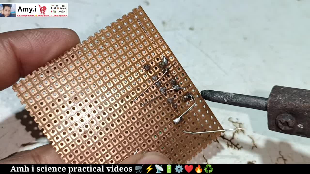 Solder resistors
