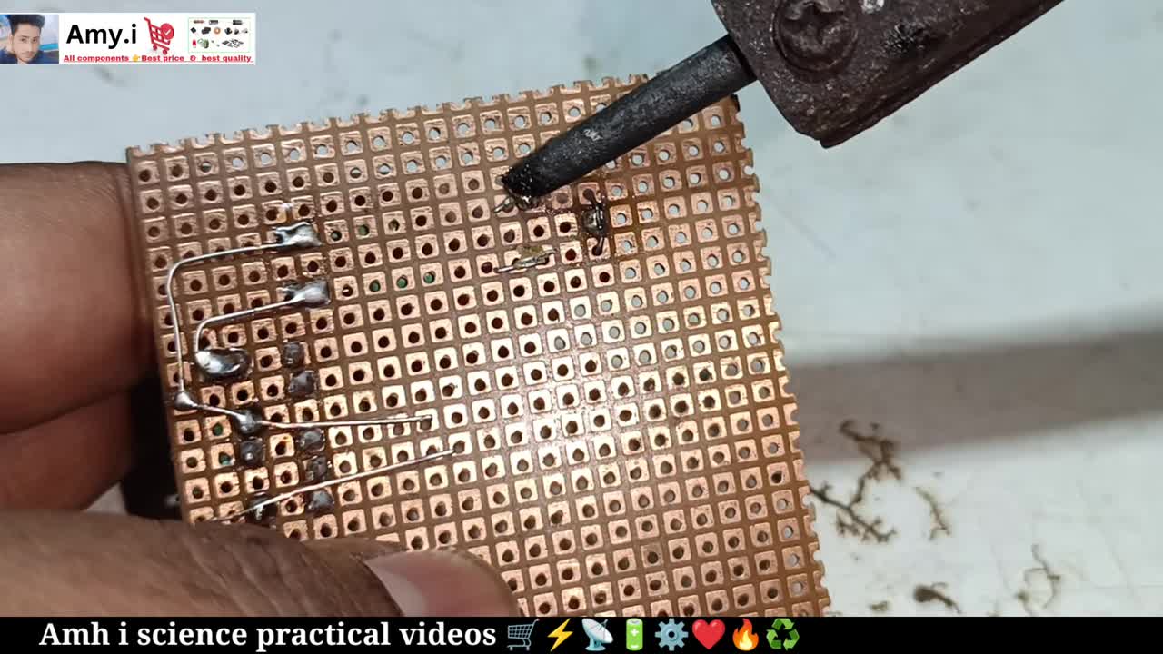 Solder PF capacitors