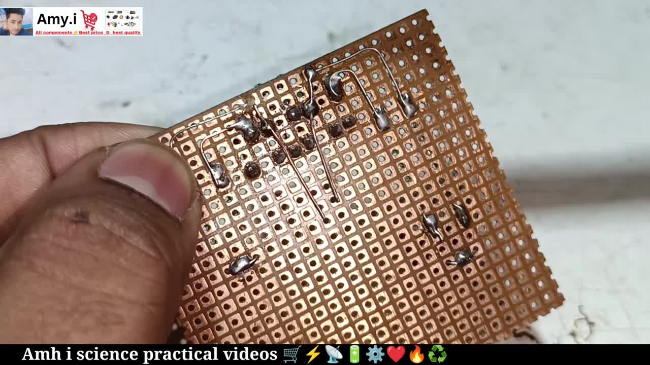 Solder resistor traces