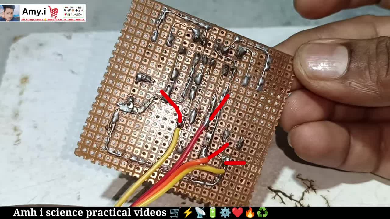 Power and audio input wires