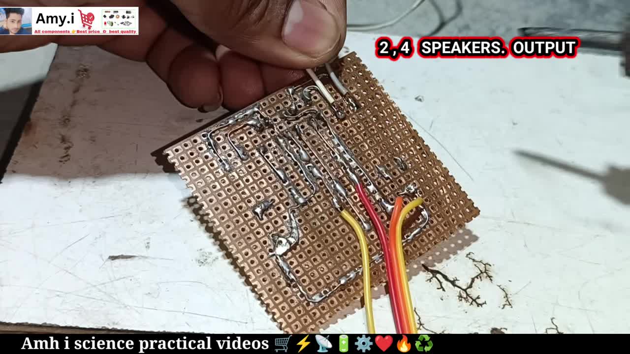 Speaker output wires