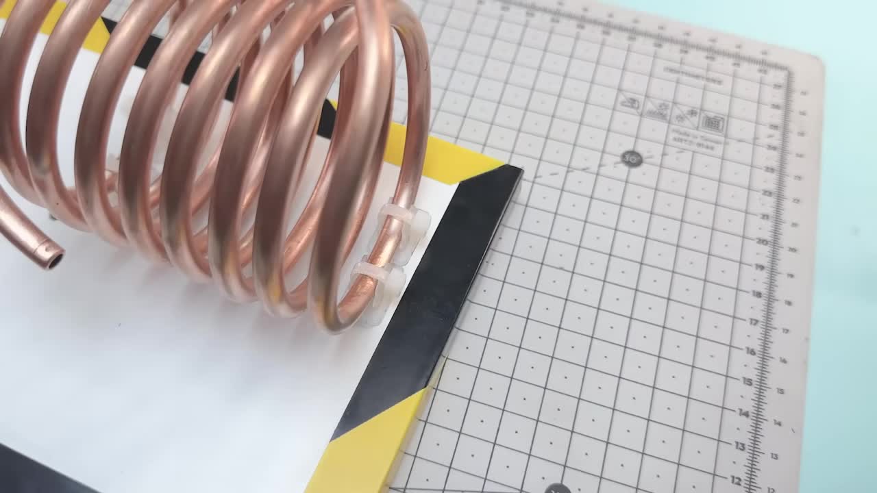 Bending the capillary tube around a pen