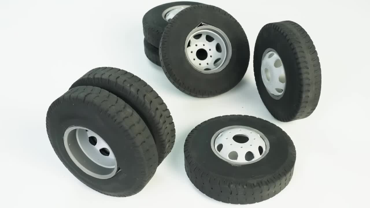 Multiple Finished Tires