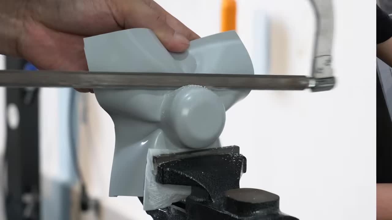 Cutting Excess Plastic