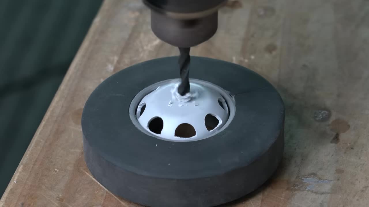 Drilling Central Hole