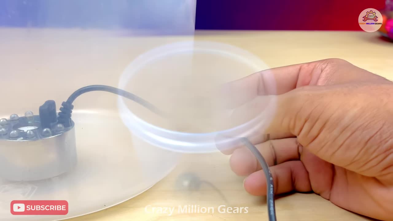 Water added to container